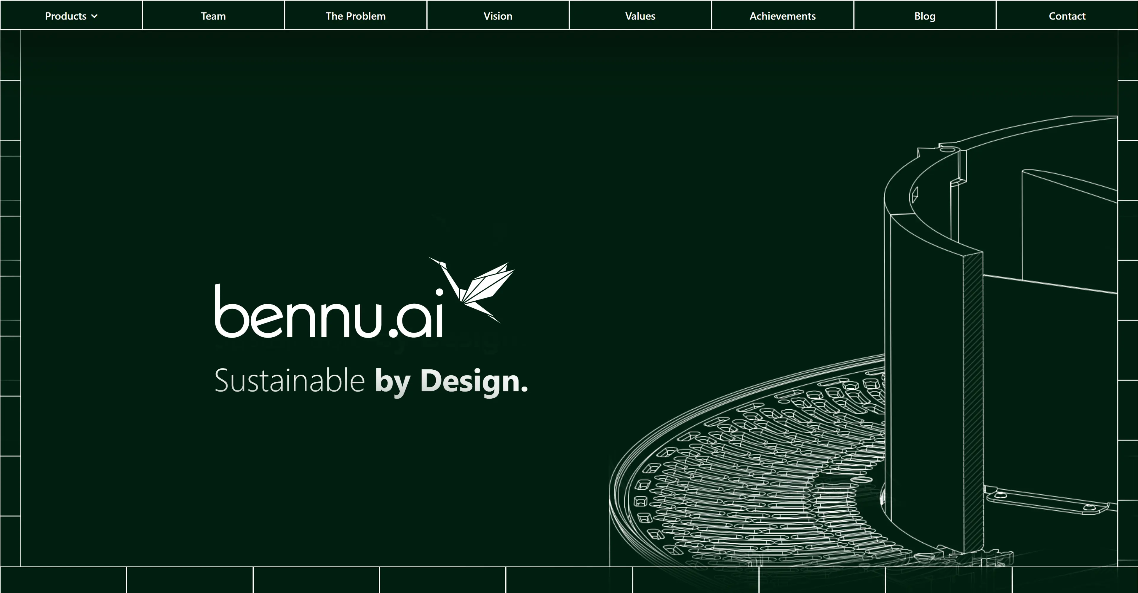 After website redesign for Bennu.ai