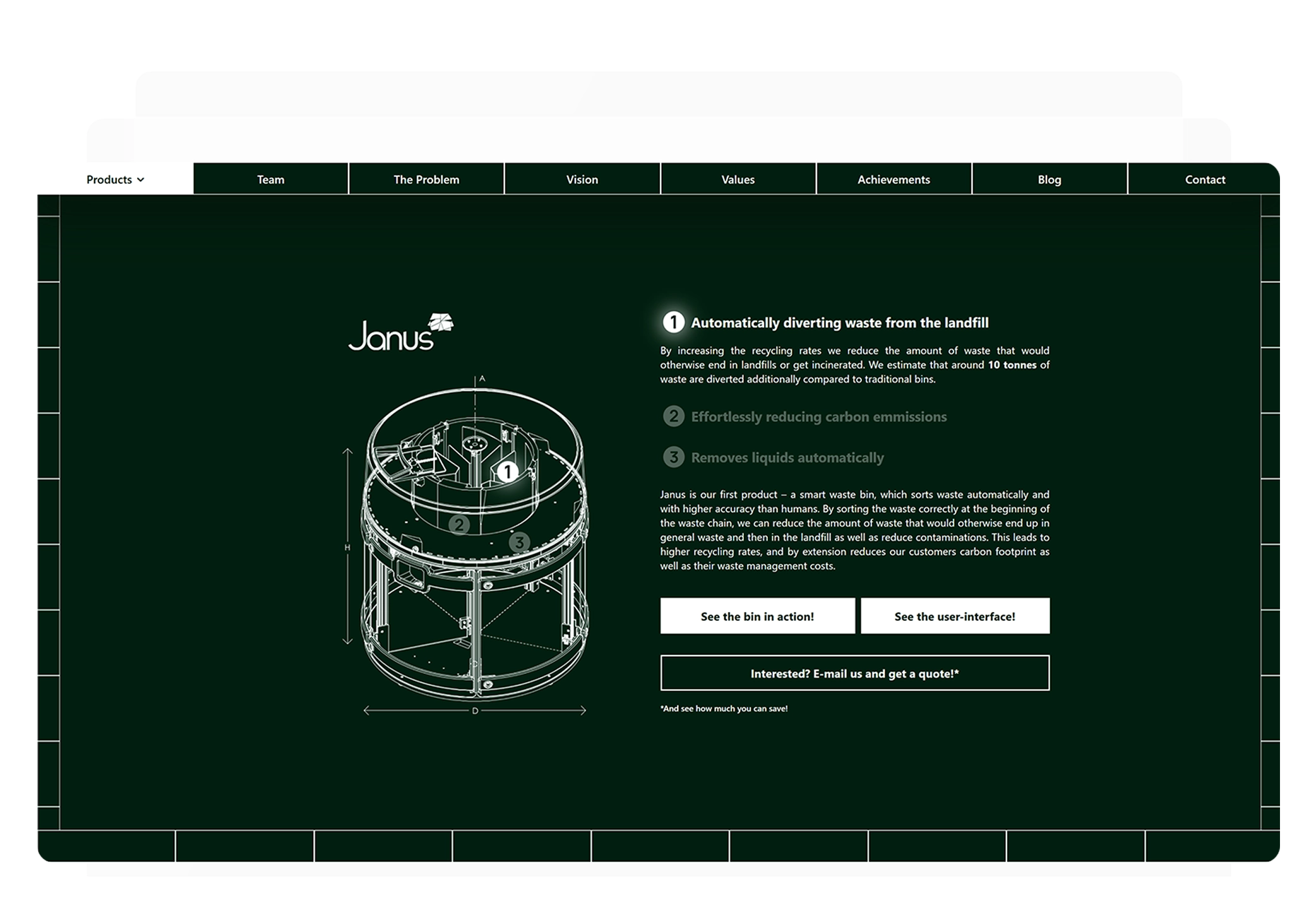 A visually appealing WordPress website designed for Bennu.ai website