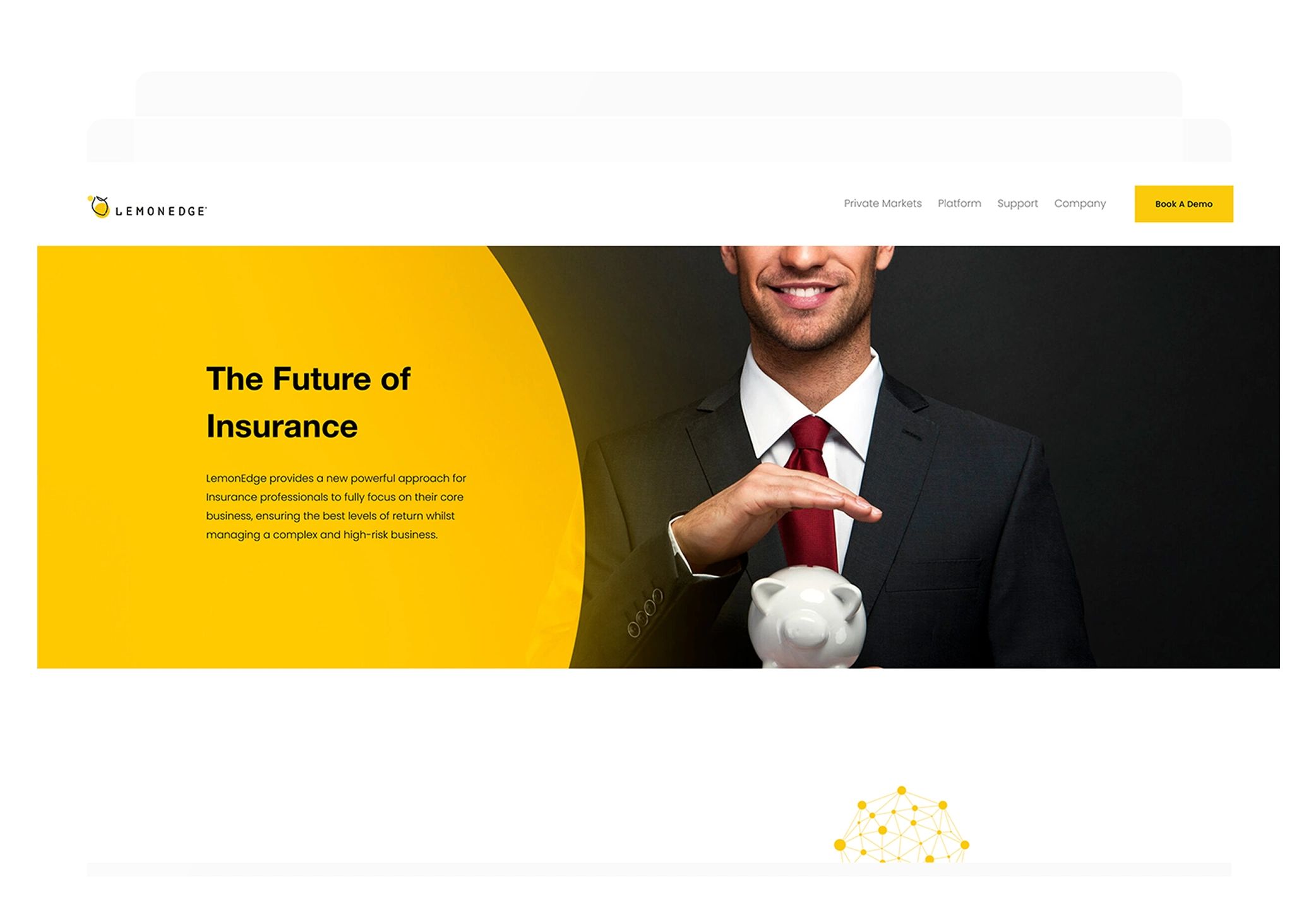 A visually appealing WordPress website designed for LemonEdge website