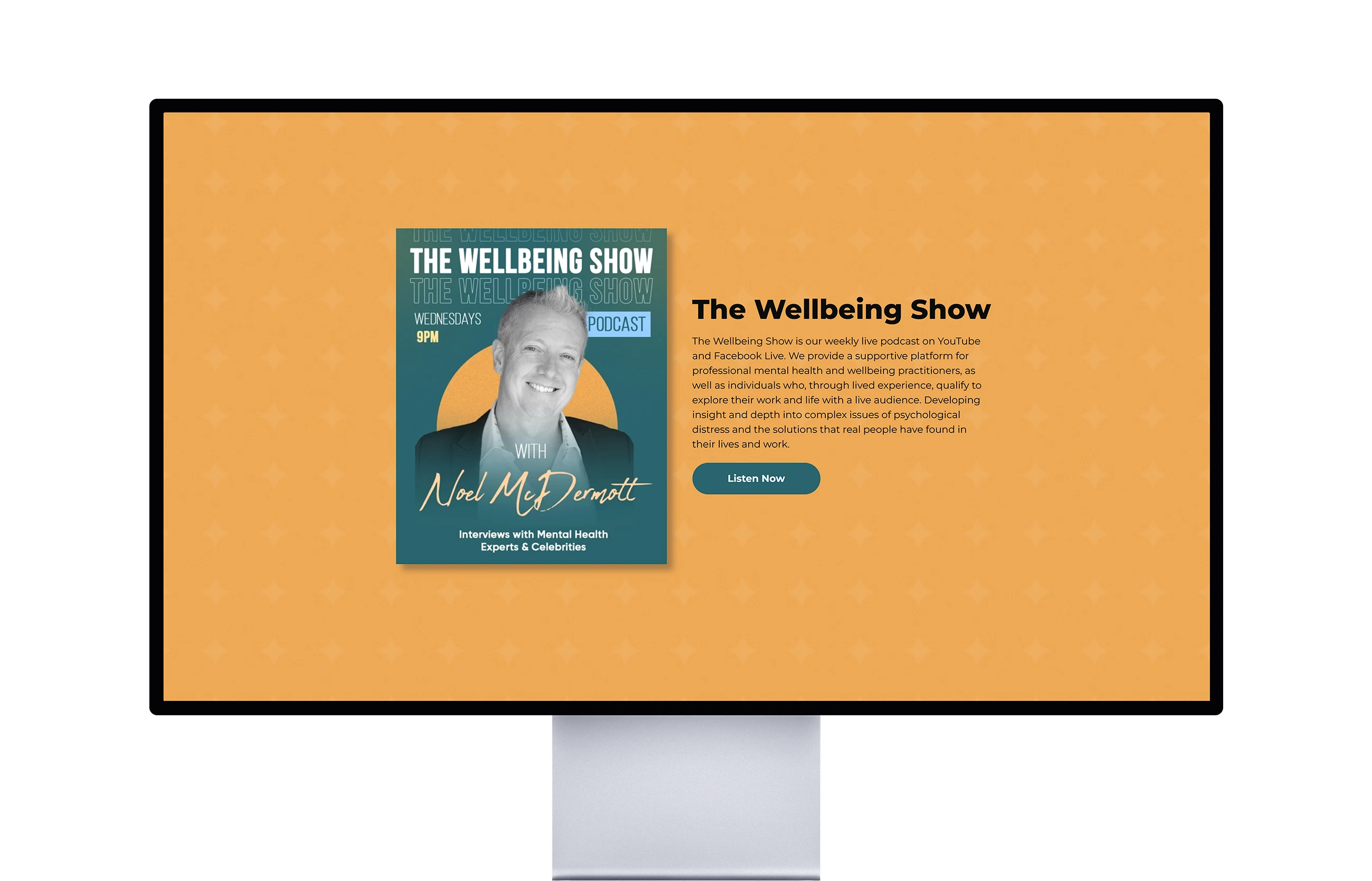 Website homepage showcasing the Mental Health Works website