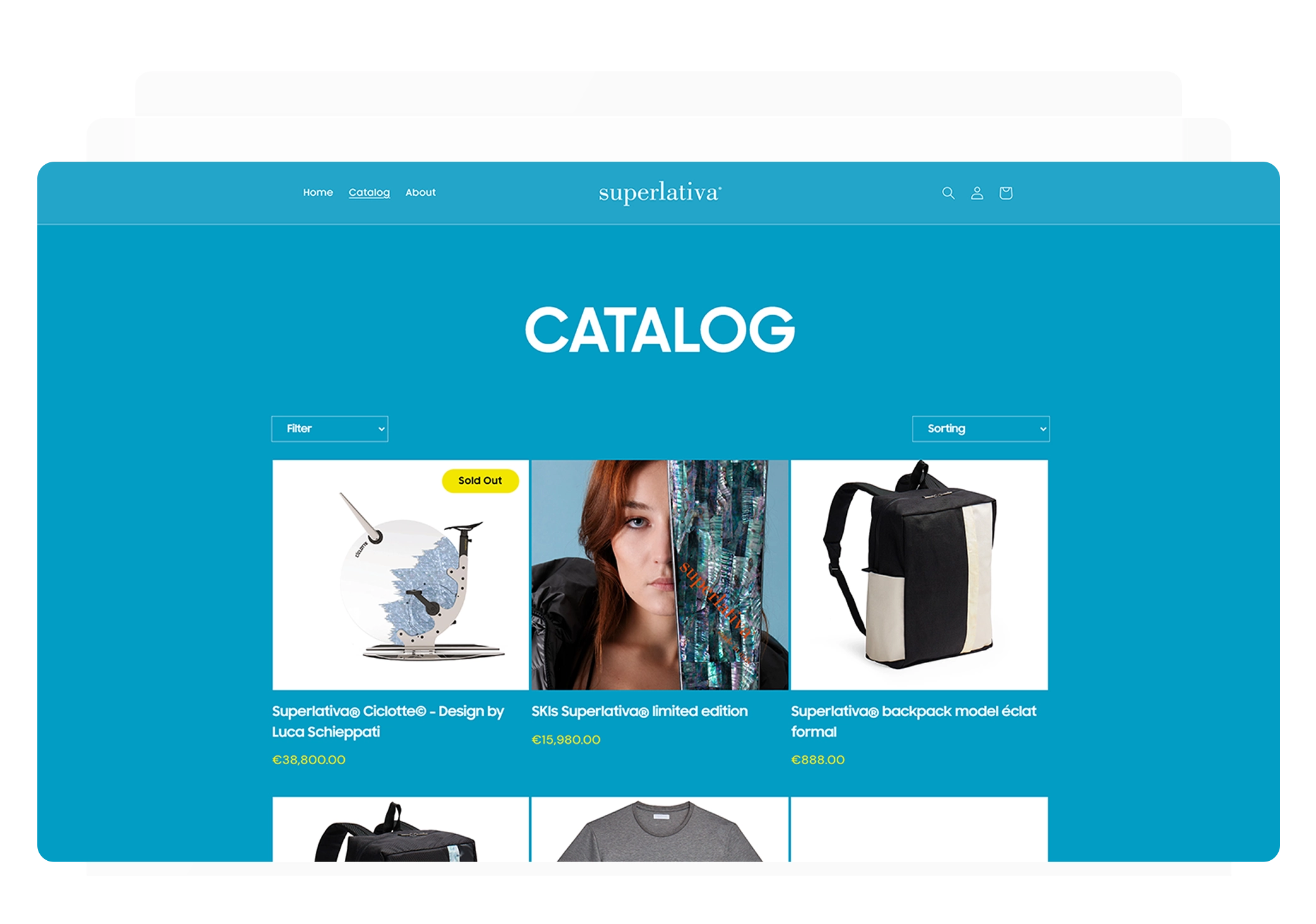 A visually appealing WordPress website designed for Superlativa