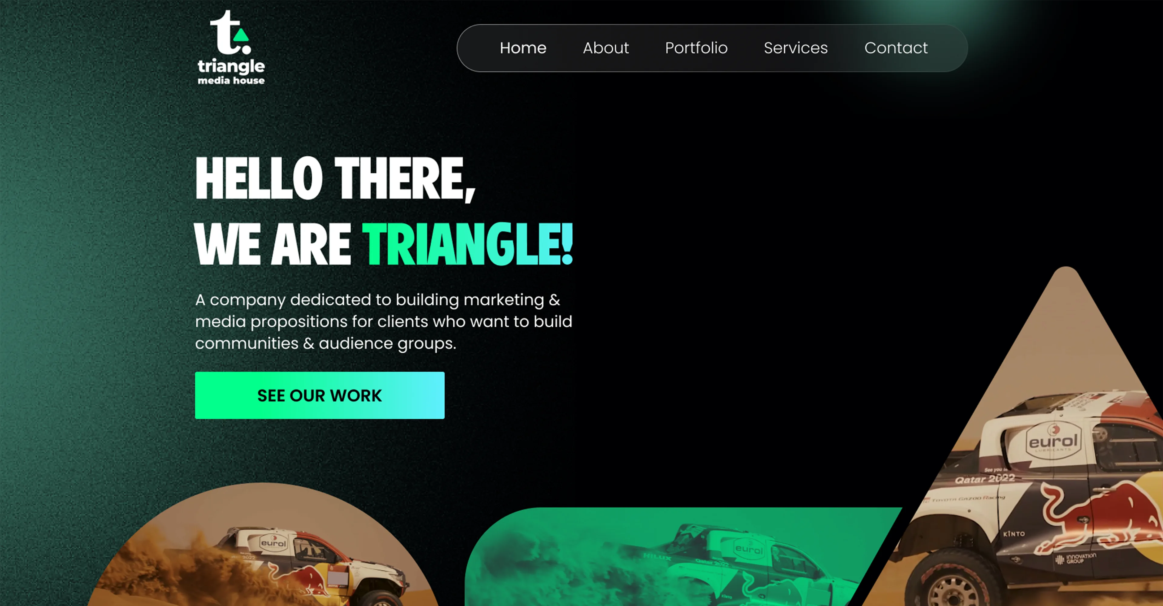 After website redesign for Triangle Media House