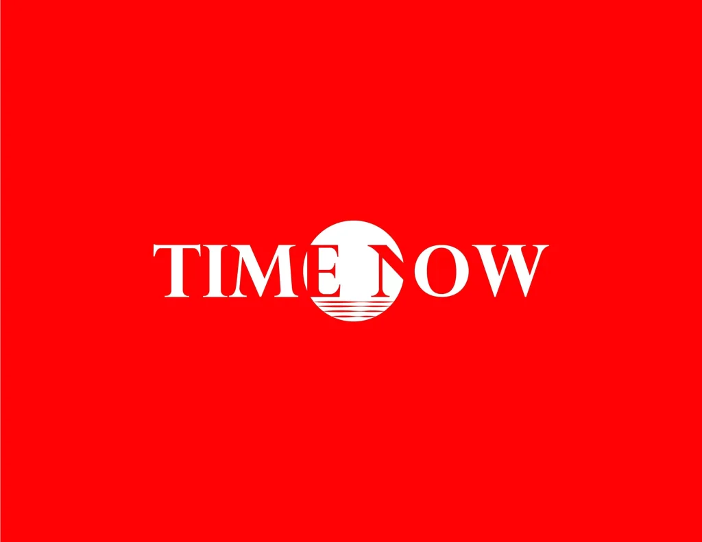 time now news logo design brand identity logo design